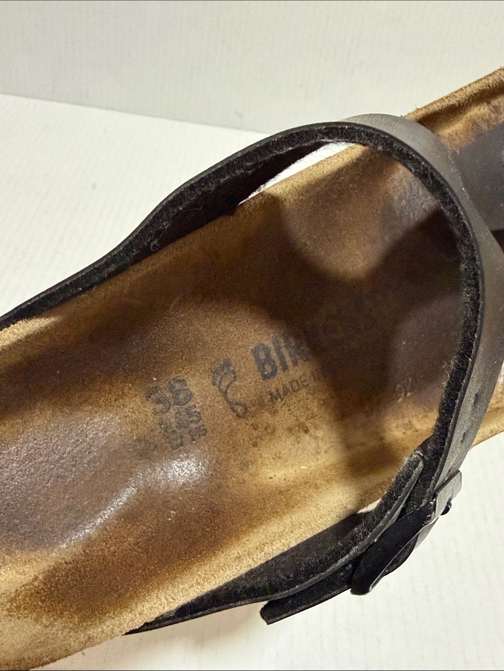 Birkenstock Gizeh Black Thong Sandal - Women Size 38 (7-7.5) - Picture 12 of 12